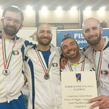 Scherma Bresso ai Campionati Italiani Master di spada